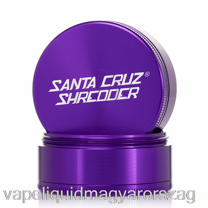 Santa Cruz Iratmegsemmisítő 2,75 Hüvelykes Nagy, 4 Darabos Daráló Lila (70 Mm) Vape Folyadék